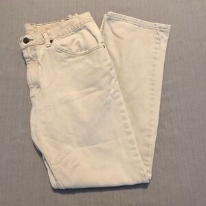 Lee Mens 34x30 Jeans Light Wash 100% Cotton Distressed Made in Mexico 2003925